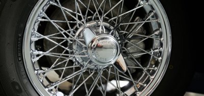 Austin-Healey 3000 MK II wheel closeup view