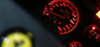 Ferrari F512TR Testarossa 1993 speedometer