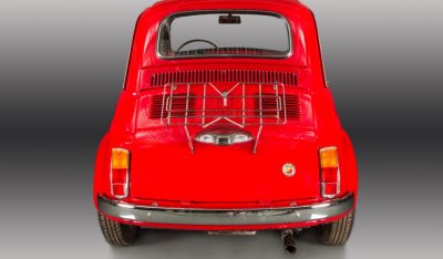 Fiat 500 1971 rear view