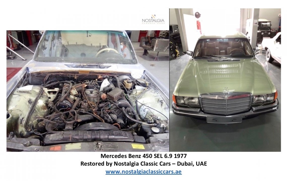 Mercedes Benz 450 SEL 6.9 1977 - Restoration Project